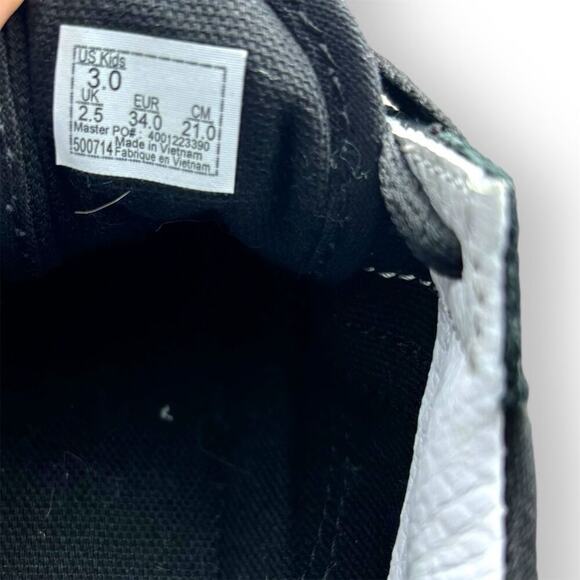 Vans Old Skool Low Top Sneakers Black Leopard Print Suede Teens Size 3 Lace Up - Picture 5 of 6